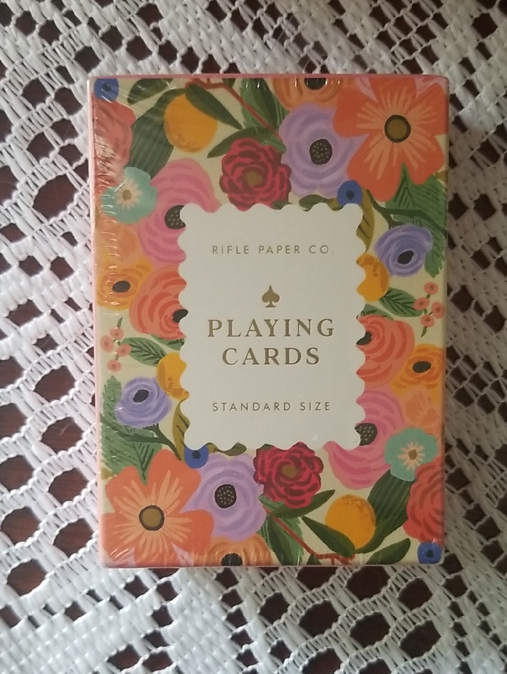 NEW! Rifle Paper Co. Floral Playing Cards -Garden Party